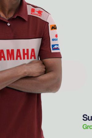 camiseta para empresas con marcas de motos, ropa de trabajo y branding