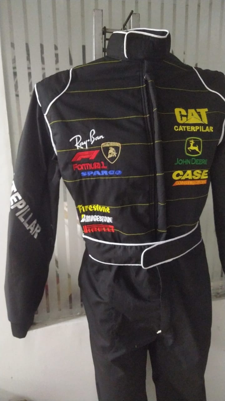 Overol Negro CAT. Tipo Formula 1 – Edición Especial
