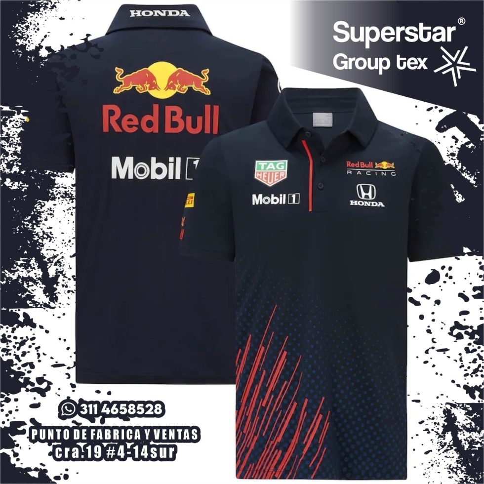 camiseta redbull
