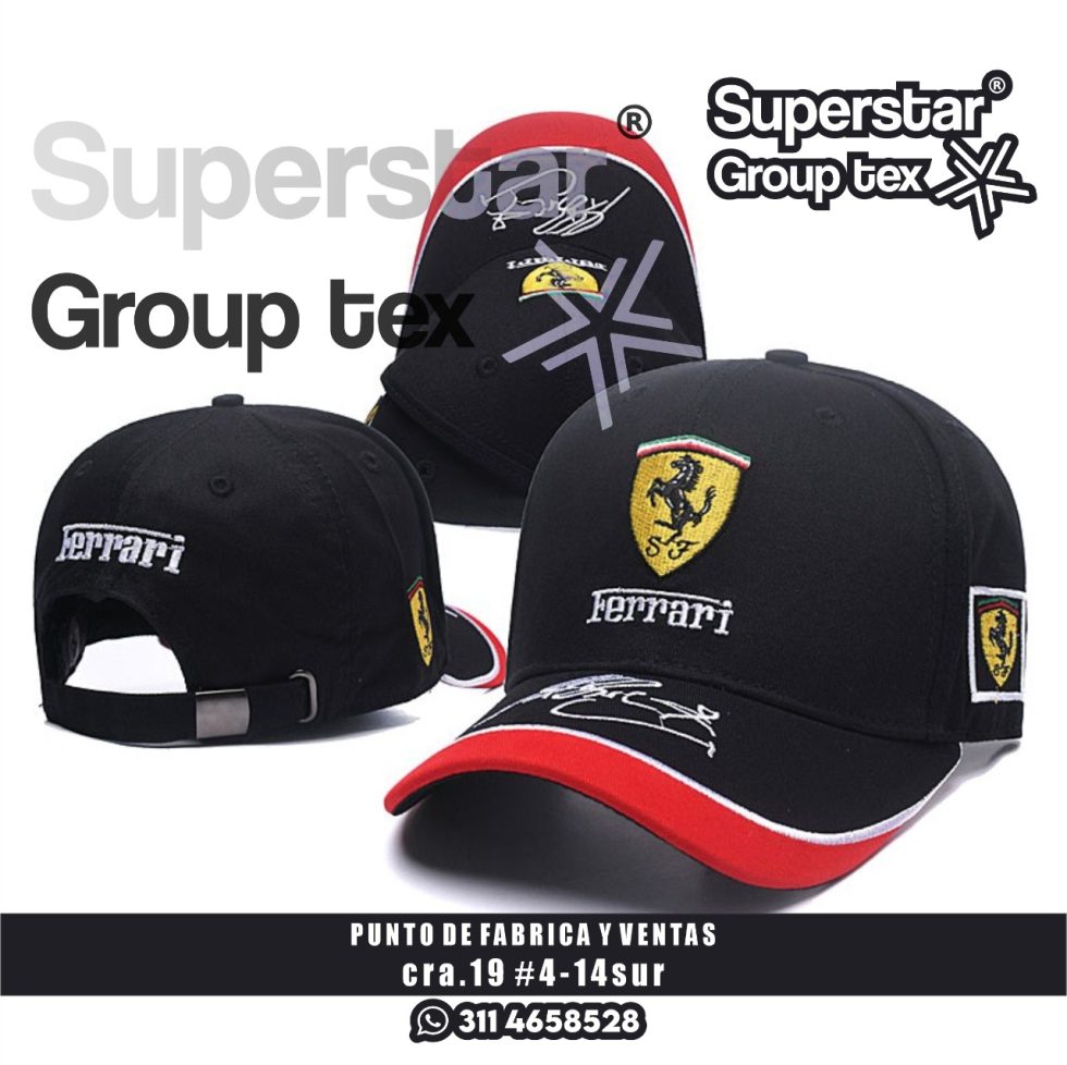 gorra tipo formula